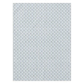 blauw en groen damast ornament pointillisme tafelkleed (Voorkant)