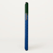 Blauw en Groen Dragon iPhone X Hoesje (Achterkant / rechts)