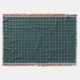 Blauw en Groen MacRae Clan Jacht Tartan Deken
