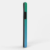 Blauw en groen ombre Case-Mate iPhone case (Achterkant/rechts)