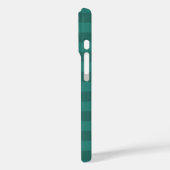 Blauw en Groen Polka Dot en Streeppatroon Case-Mate iPhone Case (Achterkant / Links)