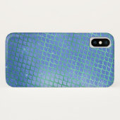 Blauw en Groen Sparkle Zeemeermin Schalen Patroon Case-Mate iPhone Case (Achterkant (horizontaal))