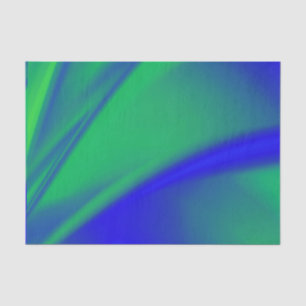 Blauw en groen spoelen tissuepapier