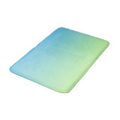 Blauw en groen verloop badmat (Gekanteld)