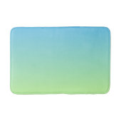 Blauw en groen verloop badmat (Voorkant)