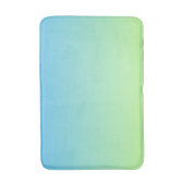 Blauw en groen verloop badmat (Voorkant Verticaal)