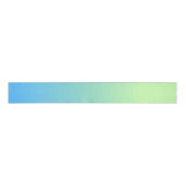 Blauw en groen verloop grosgrain lint (Voorkant)