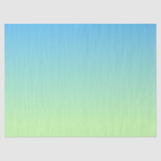 Blauw en groen verloop tissuepapier (Voorkant)