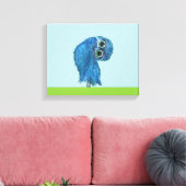 Blauw- en Groene boomkor Canvas Afdruk (Insitu (Woonkamer))