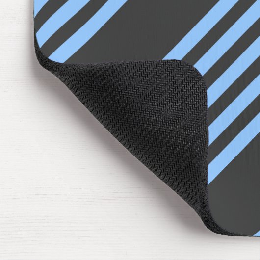 Blauw en houtskool met vijf strippen muismat (Hoek)