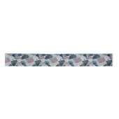 Blauw en Mauve Abstract Terrazzo Design Lint (Voorkant)