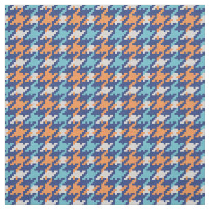 blauw en oranje schuurschildpad stof