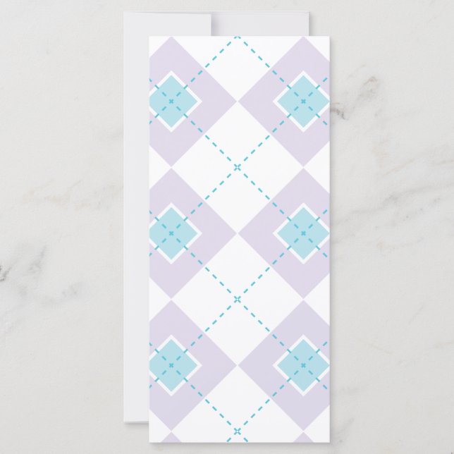 Blauw en Paarse Argyle (Voorkant)