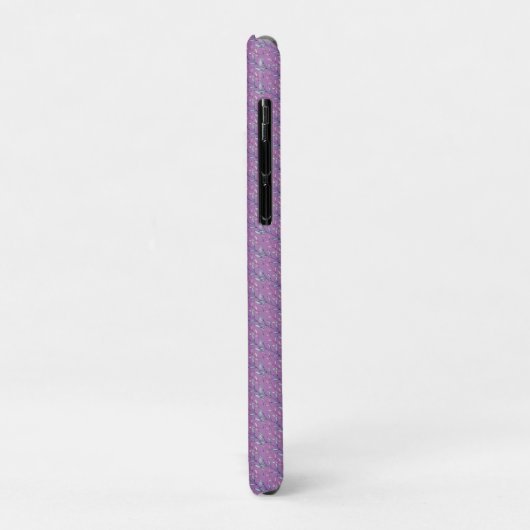 Blauw en Paarse bladeren Case-Mate iPhone Case (Achterkant/links)