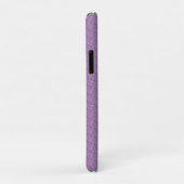 Blauw en Paarse bladeren Case-Mate iPhone Case (Achterkant/rechts)