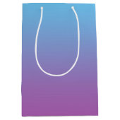 Blauw en Paarse ombre Medium Cadeauzakje (Voorkant)