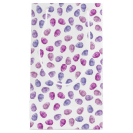 BLAUW- EN PAARSE WATERVERF EASTER-EIEREN KLEIN CADEAUZAKJE