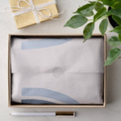 Blauw en Perzik Regenboog Boho Design Tissuepapier (Geschenk)