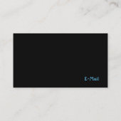  blauw en raaf visitekaartje (Achterkant)