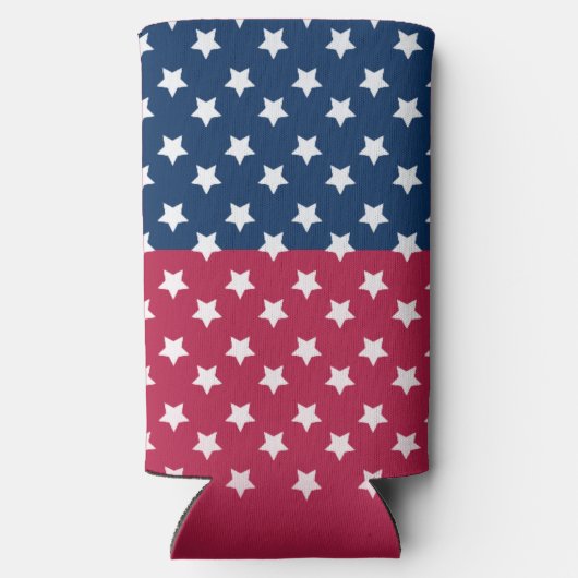 Blauw en rood kleurenblok met witte sterren (Achterkant)
