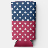 Blauw en rood kleurenblok met witte sterren (Voorkant)