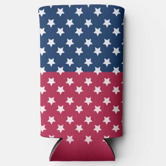 Blauw en rood kleurenblok met witte sterren (Voorkant)