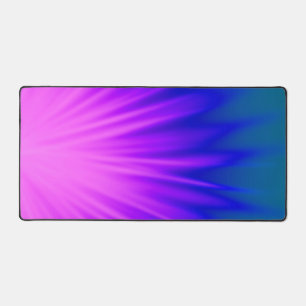 Blauw en roze Abstract Bureaumat