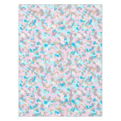 Blauw en roze Camouflage Tafelkleed (Voorkant)