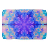 Blauw en roze gradiënt pasta-bundel kunst badmat (Voorkant)