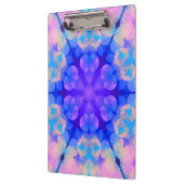 Blauw en roze gradiënt pasta-bundel kunst klembord (Links)