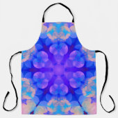 Blauw en roze gradiënt pasta-bundel kunst schort (Voorkant)