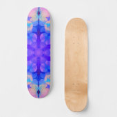 Blauw en roze gradiënt pasta-bundel kunst skateboard (Voorkant)