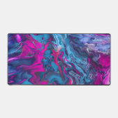 Blauw en roze kleurig acrylafbrekend materiaal bureaumat (Voorkant)