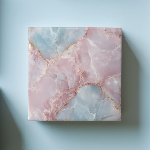 Blauw en Roze Modern Elegant Kleurrijk Luxe Tegeltje