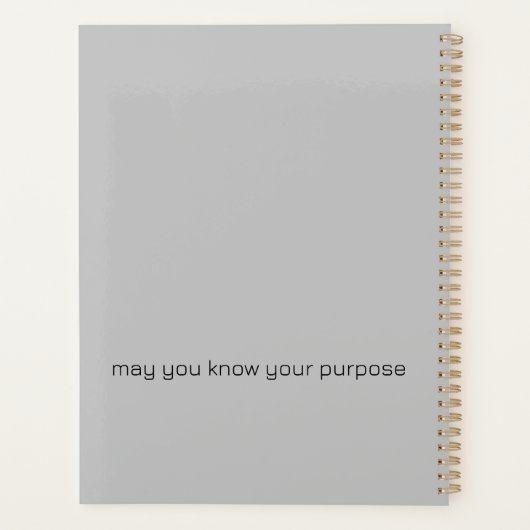 Blauw en Roze Perzische Ster Planner (Achterkant)