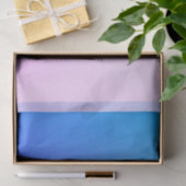  blauw en roze verloop tissuepapier (Geschenk)