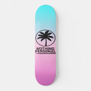 Blauw en roze verloopskateboard skateboard
