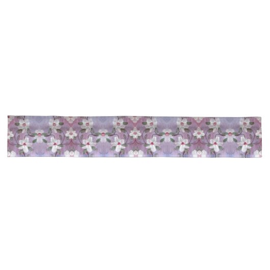 Blauw en Ted Floral Lange Tafelloper (Horizontaal)