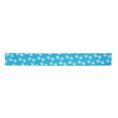Blauw en wit afdrukken lint (Voorkant)