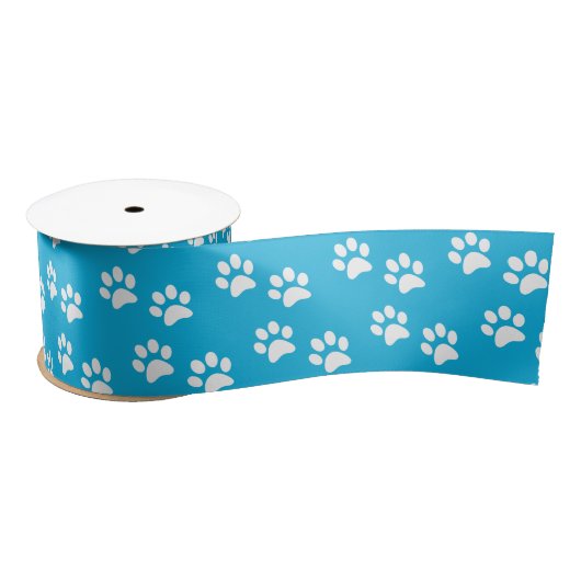 Blauw en wit afdrukken lint (Spoel)