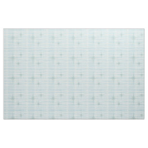 Blauw en Wit Atomic Star Stripe Stof