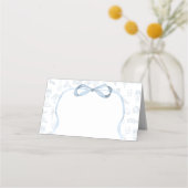 Blauw en wit Baby shower (Voorkant)