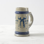 BLAUW EN WIT BIERPUL (Voorkant rechts)
