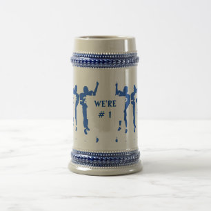 BLAUW EN WIT BIERPUL