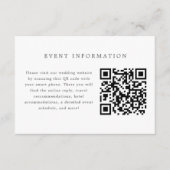 Blauw en wit bruiloft uitnodiging invoegen Kaart (Voorkant)