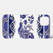 Blauw en wit China Blauw Willow Design Case-Mate iPhone Case (Achterkant (horizontaal))