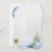 blauw en wit Chinees antiek bruidsdouche Save The Date (Achterkant)