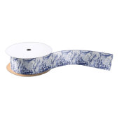 Blauw en Wit Chinees Chinoiserie Lint (Spoel)