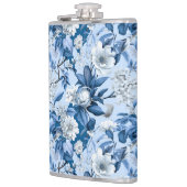 Blauw en wit Chinoserie-serie Design 3 Heupfles (Links)