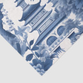 Blauw en wit Chinoserie-serie Design 6 Tissuepapier (Detail)